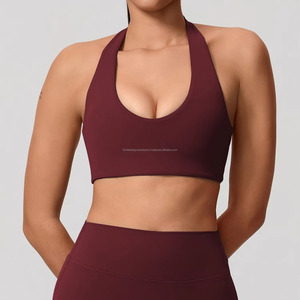 Square Neck Crop <b>Top</b> Mid Waist Yoga Set Solid Color Breathable Spandex Polyester Front <b>Sweat</b>-Wicking Women's Activewear OEM - Product Image 6
