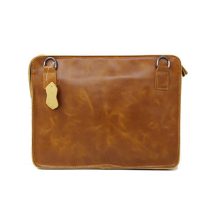 <b>Leather</b> <b>Laptop</b> <b>Backpack</b> Zipper Lightweight Large Capacity Formal Business Document Pouch High Quality Customized Color Computer - Product Image 3