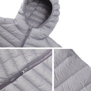 Custom Winter Hooded Puffer <b>Jacket</b> <b>Women</b> <b>Lightweight</b> Warm Bubble Coat Casual Outerwear - Product Image 4