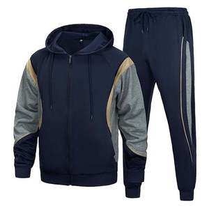 Custom Eco-Friendly <b>Silk</b> Screen Printed Heavyweight 100% Cotton Streetwear Animal Print Tracksuit Men Logo Jacket <b>Trouser</b> Set - Product Image 5