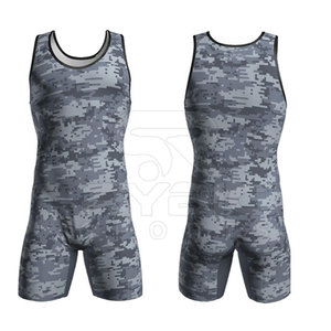 Custom Branding Available Sublimation Wrestling Singlets Premium Quality Material With Full Color Print Options - Product Image 3