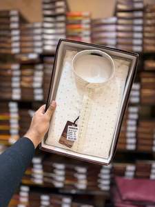 Conjunto de Kurta Reversible de Algodón de Corte Regular con Diseño Moderno para Diwali, Bodas y Uso Casual - Product Image 4