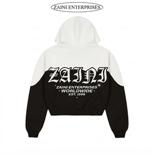 Sweat à capuche zippé pour homme, 380 GSM, en molleton de coton et polyester de qualité supérieure, bleu ciel délavé, épais, avec logo brodé personnalisé, respirant pour l'hiver - Product Image 1