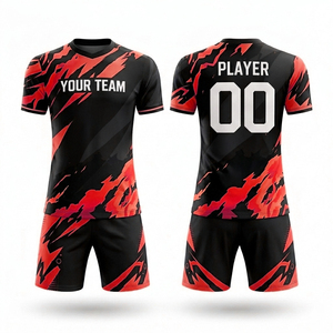 Uniformes de Fútbol Transpirables de Secado Rápido y Alta Calidad, Personalizables para Niños y Adultos, Conjuntos de Entrenamiento, Ropa Deportiva - Product Image 4