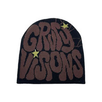 Gorros de Punto Personalizados con Logotipo, Unisex, Estilo Vintage, Ajustables, con Línea de Satén, para Viajes, Deportes de Invierno, 100% Algodón