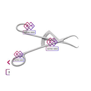 Calibrador de mapeo de crestas óseas de 6.5″ tipo anillo con mango NEGRO, reutilizable y autocalibrable, de MEDICAB INSTRUMENTS - Product Image 1