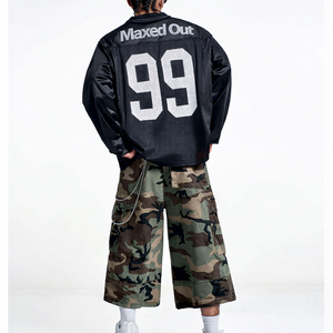 Jersey de Fútbol Americano Personalizado al por Mayor, OEM, de Alta Calidad, Unisex, para Hombre, Jersey Negro de Fútbol, Pedido al por Mayor - Product Image 3