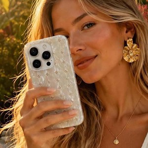 Étui de téléphone magnétique élégant et poli, imprimé papillons et roses pastorales, avec feuille d'argent et dorure, pour Samsung Galaxy Z Flip 7 6 5, en cristal - Product Image 4