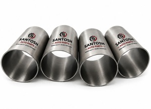Santosh Auto Parts 4G63 Cylinder Sleeve 85MM Bore 1 Year Warranty 2kg Premium Quality <b>Gasoline</b> Engine Part Made in Gujarat India - Product Image 1