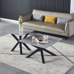 Living Room Furniture Coffee <b>Tables</b> Style Round Marble Coffee <b>Table</b> Wood Top Living Room <b>Table</b> - Product Image 1