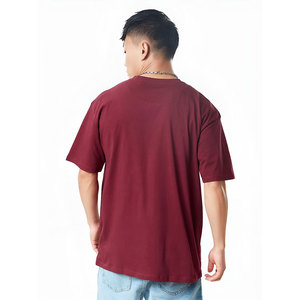เสื้อยืดแขนสั้นสไตล์เรียบง่ายสำหรับฤดูร้อน ผ้าถักเนื้อนุ่ม ใส่สบาย 100% ผ้าฝ้าย ทรงปกติ ระบายอากาศได้ดี ไม่ยับ น้ำหนัก 220 กรัม รับสั่งทำ - Product Image 2
