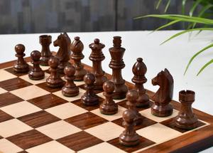 Tournament Series Staunton <b>Chess</b> <b>Set</b> German Knight, Sheesham And Boxwood Pieces 3 King At <b>Cheap</b> Price - Product Image 5