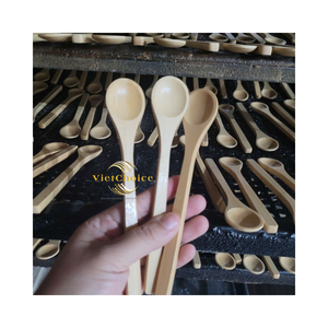 Natural Wooden Spoon Handmade Kitchen Utensil for Cooking Serving and Mixing Food - Product Image 2