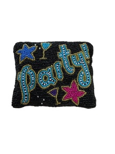 Moda elegante hecho a mano colorido con cuentas SWIFTIE $ diseño bordado Mini bolso con cremallera elegante y Premium último de la India - Product Image 4