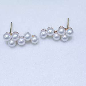 Boucles d'oreilles en perles d'eau douce naturelles de Zhuji, 3-4 mm, sans défaut, Aurora, argent pur, édition coréenne pour femmes, soutient les cheveux - Product Image 2