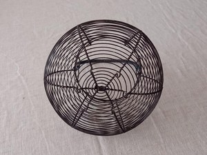 Classic Farmhouse <b>Egg</b> Holder <b>Basket</b>, Wire Frame Kitchen Organizer - Product Image 2