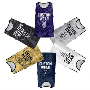 Sportswear Custom Sublimated <b>Marble</b> Basketball Jersey Sleeveless Crew Neck Breathable <b>Mesh</b> Quick Dry Unisex Summer Sports Tank - Product Image 1