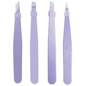 Ensemble de pinces à sourcils professionnelles en acier inoxydable avec pointes de précision pour un façonnage durable des sourcils et un arrêtage des poils, couleur personnalisée - Product Image 1