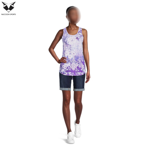 Débardeur personnalisé de qualité supérieure avec impression par sublimation, prix de gros, dernier produit très vendu, vêtements de fitness pour femmes - Product Image 5