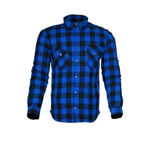 Camisas de Motocicleta de Alta Calidad al por Mayor, Camisa de Franela Suave con Protección para Hombre, Manga Larga, para Motociclistas - Product Image 1