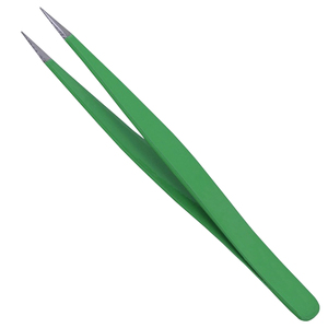 Pince à épiler en acier inoxydable à marque privée pour l'épilation des sourcils, outils de beauté à pointe fine, légers et durables pour le nail art - Product Image 1