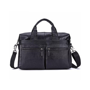 Vente en gros de sacoche pour ordinateur portable en cuir véritable, sacoche pour ordinateur portable de style moderne, grande capacité, durable, fabriquée au Pakistan - Product Image 1