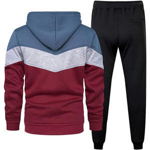 Mens Winter Tracksuit New High Quality <b>Knitted</b> Hooded Sweatshirt Sweatpants 2 Piece <b>Set</b> Quick Dry Luxury Casual Sports Jogging - Product Image 2