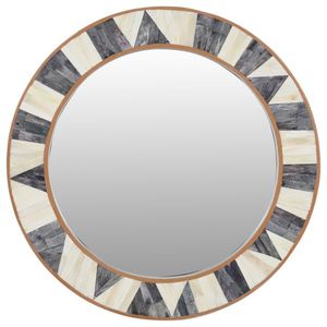 Handmade Luxury Wall Mirror with Natural Bone Inlay Elegant <b>Decorative</b> Home Accent - Product Image 2