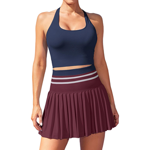 Women’s Pickleball Tank Top and Skort Set Lightweight Summer Outfit Pickleball Tank and Skort Set for Women Breathable - Product Image 1