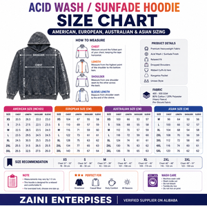 Sudadera con Capucha de Felpa de Algodón y Poliéster de 450 GSM, Color Marrón Negro Lavado Ácido, con Bordado Personalizado, Impresión de Logotipo, OEM, ODM - Product Image 3