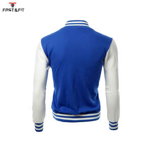 Veste universitaire unisexe personnalisée avec logo brodé sur le devant, toile respirante de haute qualité, coupe-vent, couleur et taille personnalisées - Product Image 2