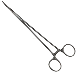 Pinza Hemostática Quirúrgica de Precisión Mundial, Curva, Dentada, de Acero Inoxidable Reutilizable, para Arterias, Instrumento de Microcirugía - Product Image 1