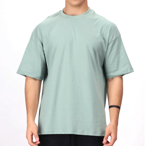 เสื้อยืดโอเวอร์ไซส์ผ้าฝ้าย 100% สไตล์สตรีทแวร์ น้ำหนักเบา สำหรับผู้ชาย คุณภาพดีที่สุด รุ่นล่าสุด เหมาะสำหรับกิจกรรมกลางแจ้ง - Product Image 1