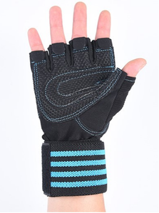 Guantes de Gimnasio para Levantamiento de Pesas con Muñequeras, Guantes de Gimnasio de Medio Dedo, Guantes de Gimnasio de Última Tendencia, OEM ODM - Product Image 2