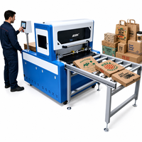 Imprimante numérique haute vitesse Santos ST-700 pour boîtes en carton ondulé, 30-40m/min, impression en un seul passage pour boîtes à pizza et sacs en papier