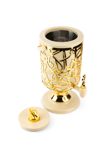 Elegant Gold Plated Arabic Calligraphy <b>Drink</b> <b>Dispenser</b> Luxury Wedding Party Beverage Server Decorative Juice <b>Dispenser</b> - Product Image 2
