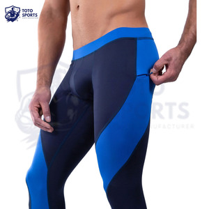 High Performance <b>Hot</b> Sale Best Service <b>Top</b> Trendy Design Breathable Fitness Wear New Arrival Breathable Men Compression Trouser - Product Image 4