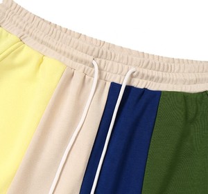 High Quality Summer Fashion Short <b>Set</b> for Men Custom logo StreetWear Men's Short <b>Set</b> Casual Outerwear Color Block Short <b>Set</b> Men - Product Image 6