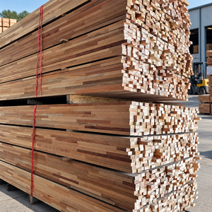 FJRM Red Meranti Finger Jointed Engineered Hardwood <b>Timber</b> Lumber Good Dimensional Stability - Product Image 1