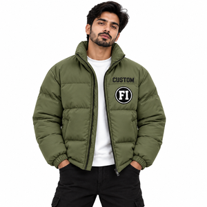 Chaquetas Acolchadas para Hombre, con Logotipo Personalizado, Estilo Urbano, Chaquetas Puffer, Marca Privada, Ropa de Invierno, Moda Urbana, B2B, EE. UU. - Product Image 1