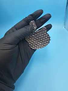 Pendentif Chat Mignon Hello Kitty VVS Moissanite Bling pour Femme, Pendentif Personnalisé avec Anneau en Argent 925, Bijoux Hip Hop - Product Image 5