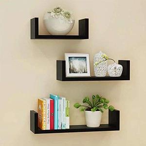 Modern <b>Floating</b> Stone Floor Mount Display Rack Eco-Friendly Geometric Storage <b>Shelf</b> Home Decor - Product Image 2