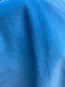 Blue Weft Suede Fabric 100% Polyester Brushed Plain Medium <b>Weight</b> Woven for Garments Home Textiles Sofas - Product Image 3