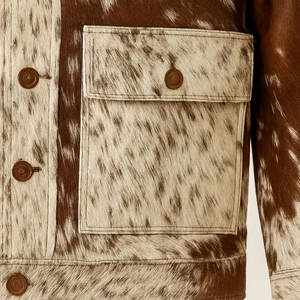 Chaqueta de Cuero Vacuno de Primera Calidad con Logotipo Personalizado, Nuevo Diseño, de los Mejores Fabricantes, Chaqueta de Invierno de Cuero Vacuno de Moda - Product Image 5