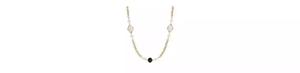 Collana con Perle Finte Coltivate e Perline Jet |   2028 - Product Image 3
