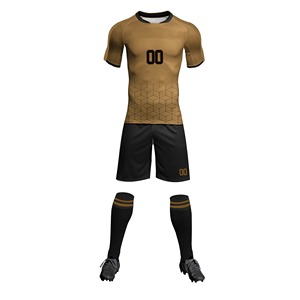 Vente flash, uniforme de football à manches courtes de haute qualité pour hommes, uniforme imprimé par sublimation pour garçons, U-Niform - Product Image 1