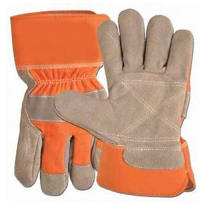 Mechanic Working Safety Driving <b>Gloves</b> Construction Plain Labor Hand Protection <b>Gloves</b> Leather Cowhide Safety <b>Gloves</b> - Product Image 5