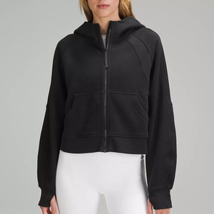 เสื้อฮู้ดผู้หญิงลดราคา ผ้าฝ้าย 70% โพลีเอสเตอร์ 30% ทรงโอเวอร์ไซส์ สกรีนลายตามสั่ง รับผลิตแบบ OEM/ODM - Product Image 5