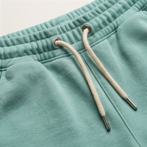 Conjunto de 2 Piezas para Mujer, Sudadera de Felpa y Pantalones Cortos, Cuello Redondo, Corte Holgado, Color Sólido, Por Encima de la Rodilla, Ropa Casual de Primavera/Verano - Product Image 5