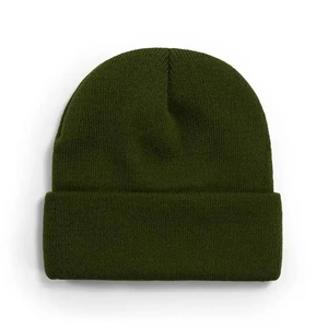 Bonnet tricoté unisexe en acrylique doux de haute qualité avec broderie 3D personnalisée OEM/ODM, idéal pour l'hiver – Prix de gros - Product Image 3